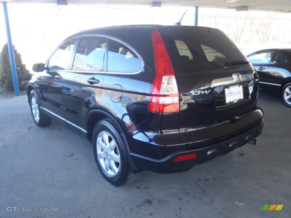 2009 CR-V EX 4WD - Crystal Black Pearl / Black photo #2