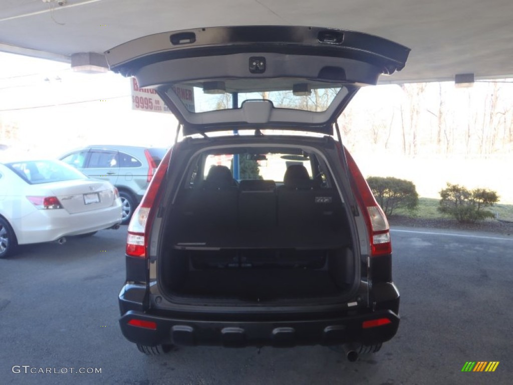 2009 CR-V EX 4WD - Crystal Black Pearl / Black photo #8
