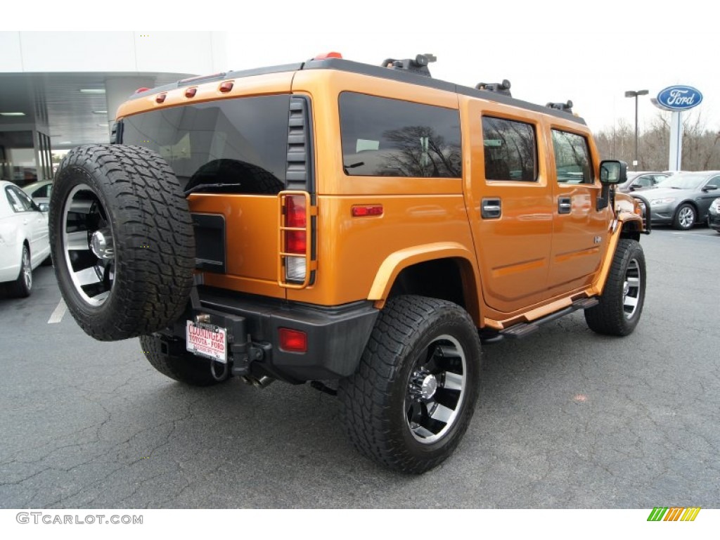 2006 H2 SUV - Fusion Orange / Ebony photo #3