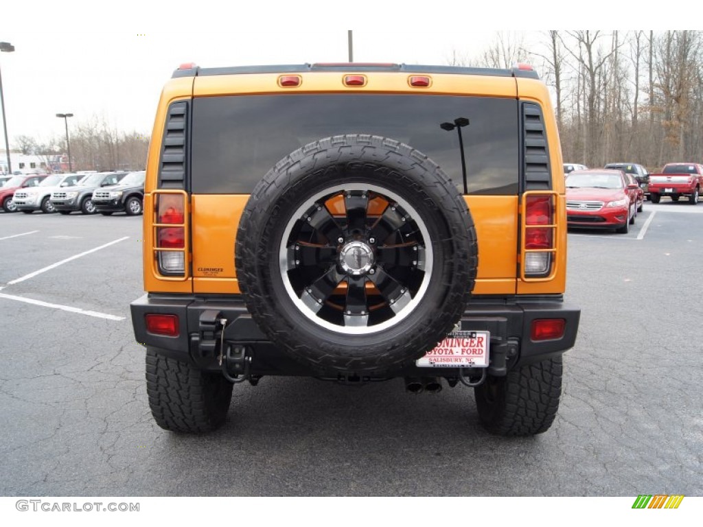 2006 H2 SUV - Fusion Orange / Ebony photo #4