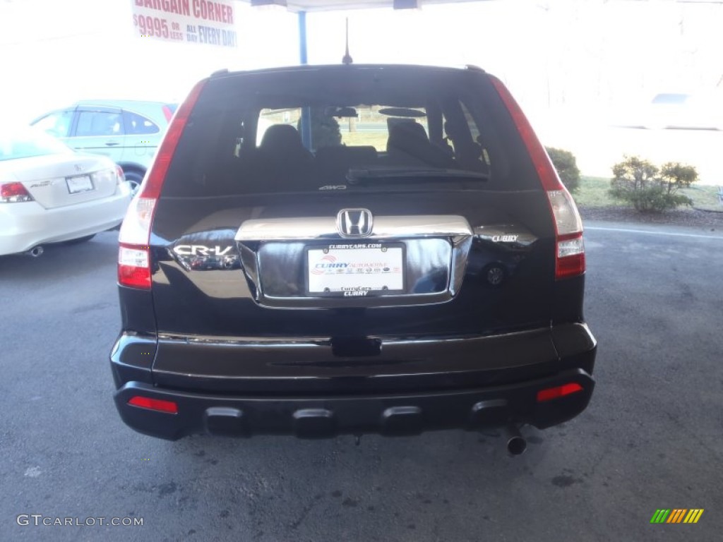 2009 CR-V EX 4WD - Crystal Black Pearl / Black photo #29