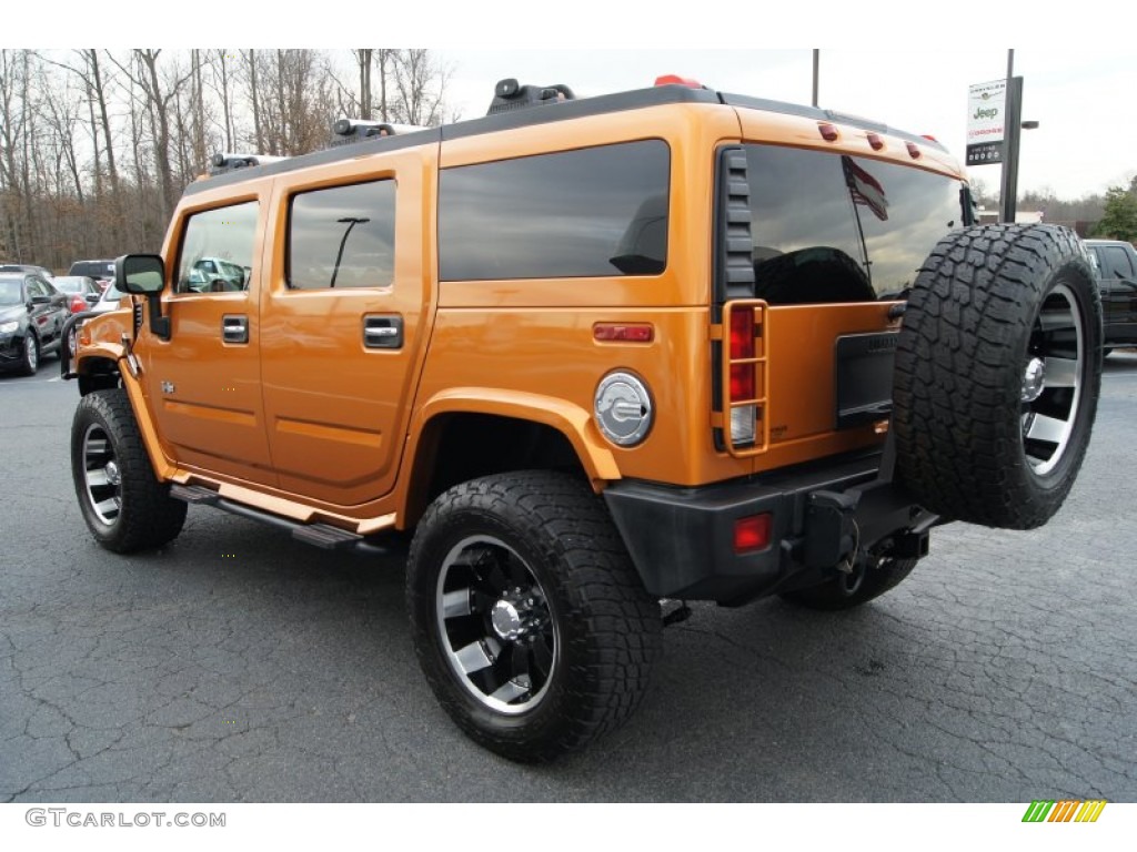 2006 H2 SUV - Fusion Orange / Ebony photo #45