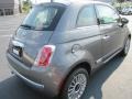 2012 Grigio (Grey) Fiat 500 Lounge  photo #3