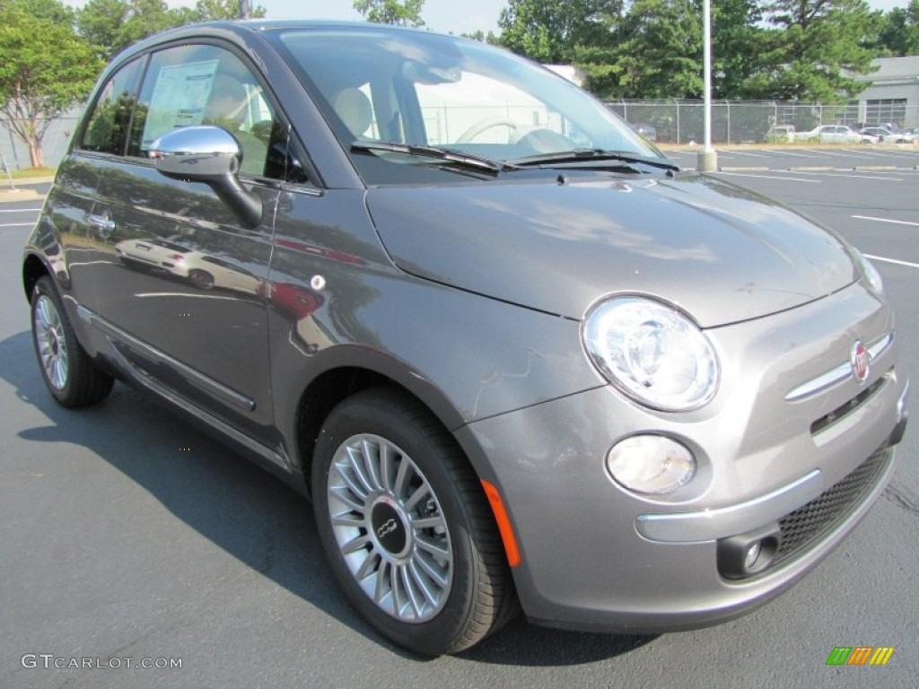 Grigio (Grey) 2012 Fiat 500 Lounge Exterior Photo #60938214