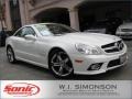 Alabaster White 2009 Mercedes-Benz SL 550 Roadster