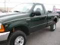 1999 Dark Hunter Green Metallic Ford F250 Super Duty XL Regular Cab 4x4  photo #15