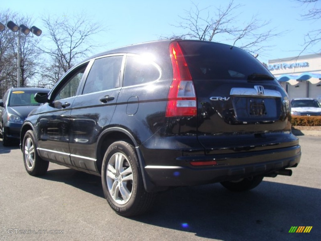 2010 CR-V EX-L AWD - Crystal Black Pearl / Black photo #11