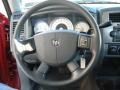Medium Slate Gray 2006 Dodge Dakota SLT Club Cab 4x4 Steering Wheel
