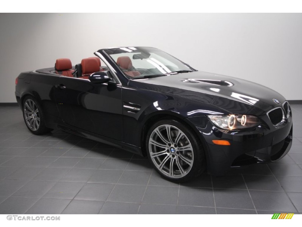 2010 M3 Convertible - Jerez Black Metallic / Fox Red Novillo photo #1