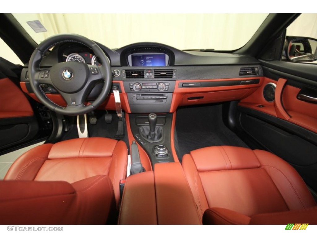 2010 BMW M3 Convertible Fox Red Novillo Dashboard Photo #60942015