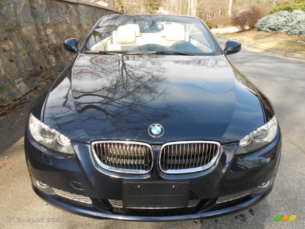 2010 3 Series 335i Convertible - Monaco Blue Metallic / Cream Beige photo #3