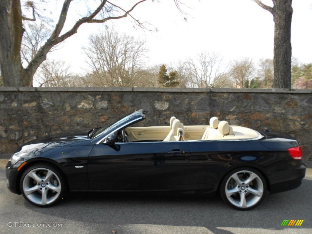 2010 3 Series 335i Convertible - Monaco Blue Metallic / Cream Beige photo #5