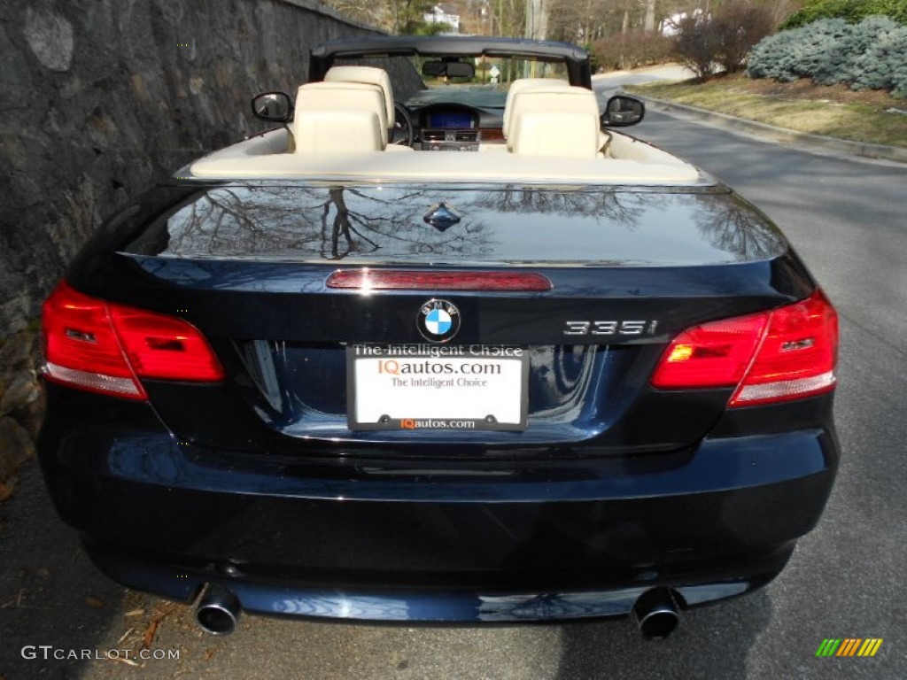2010 3 Series 335i Convertible - Monaco Blue Metallic / Cream Beige photo #6