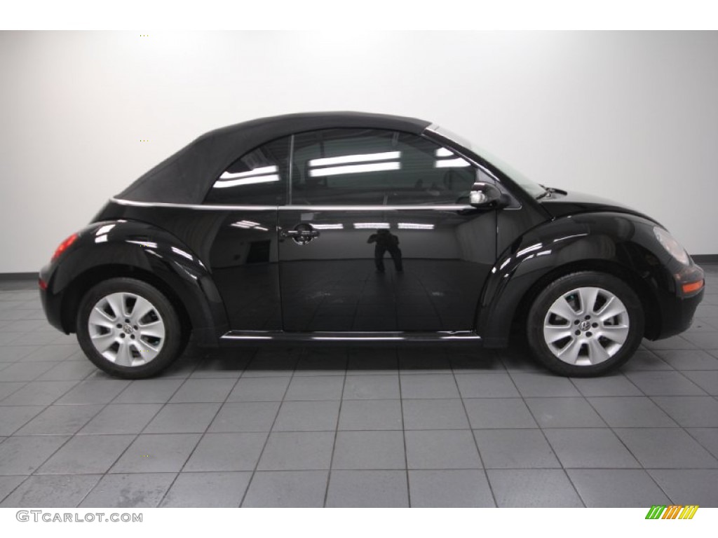 2010 New Beetle 2.5 Convertible - Black / Black photo #8