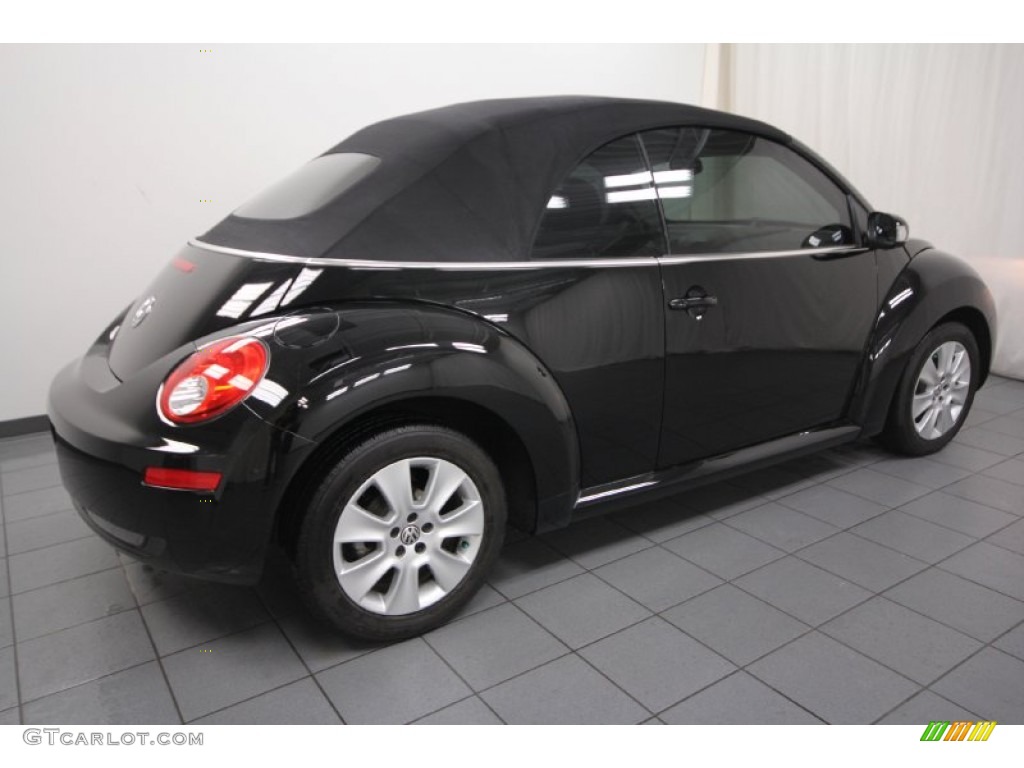 2010 New Beetle 2.5 Convertible - Black / Black photo #14