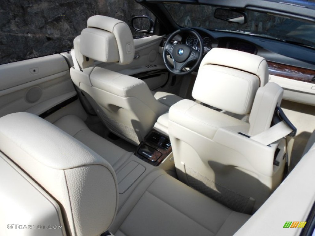 2010 3 Series 335i Convertible - Monaco Blue Metallic / Cream Beige photo #17