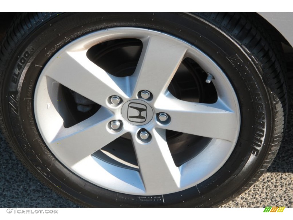 2008 Civic EX-L Sedan - Alabaster Silver Metallic / Gray photo #18