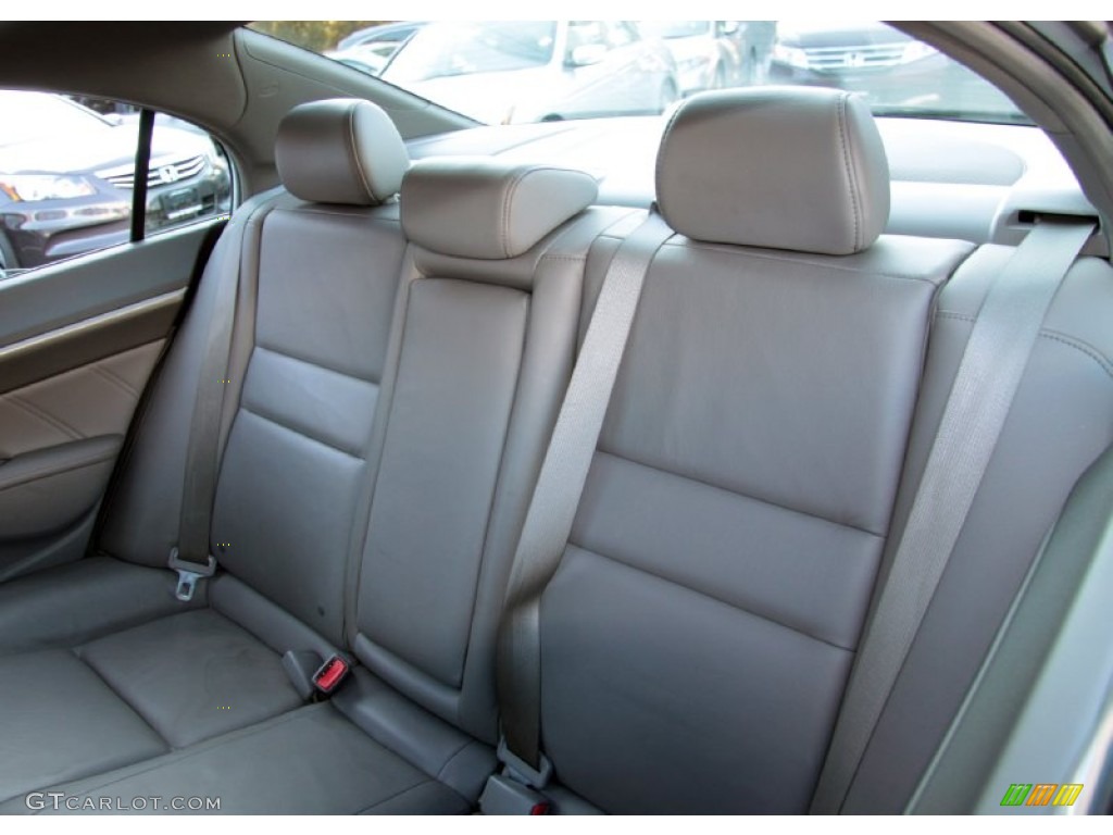 2008 Civic EX-L Sedan - Alabaster Silver Metallic / Gray photo #20