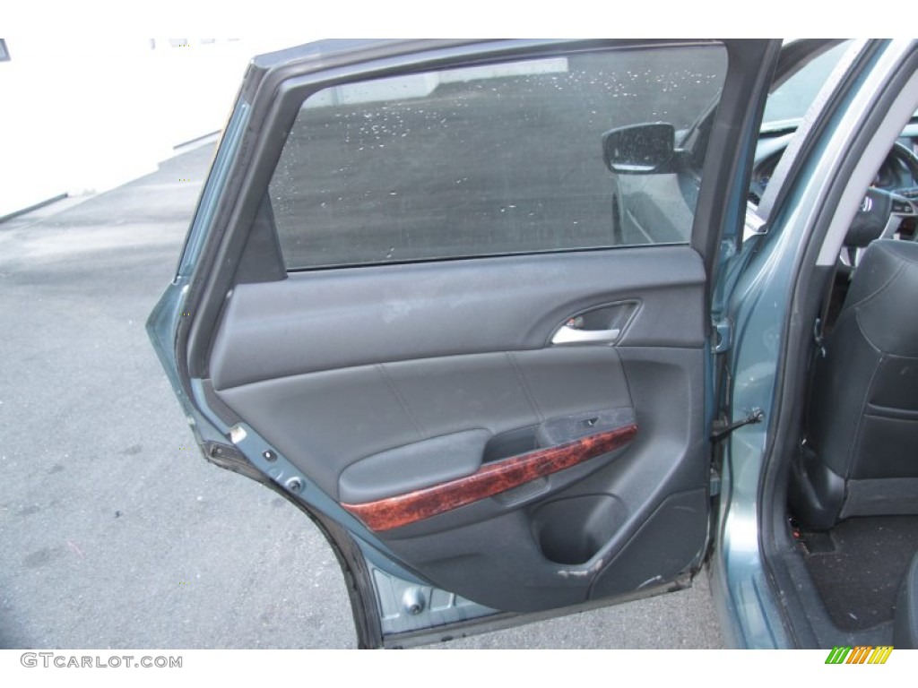 2010 Honda Accord Crosstour EX-L 4WD Black Door Panel Photo #60943857