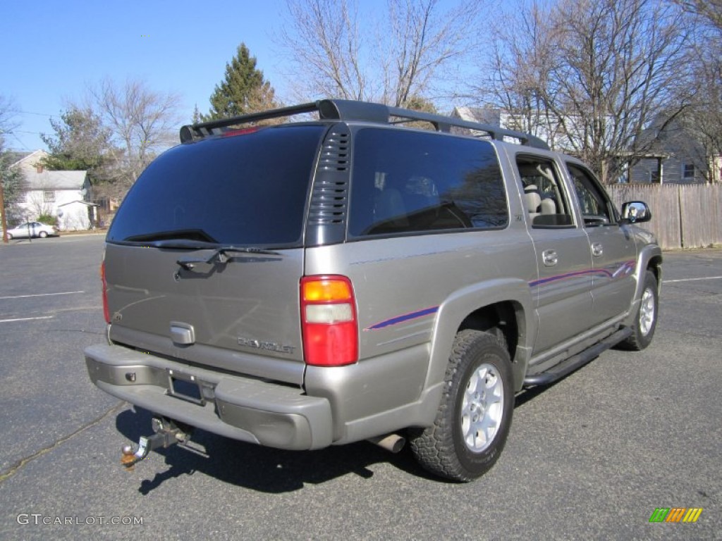 2003 Suburban 1500 Z71 4x4 - Light Pewter Metallic / Gray/Dark Charcoal photo #7