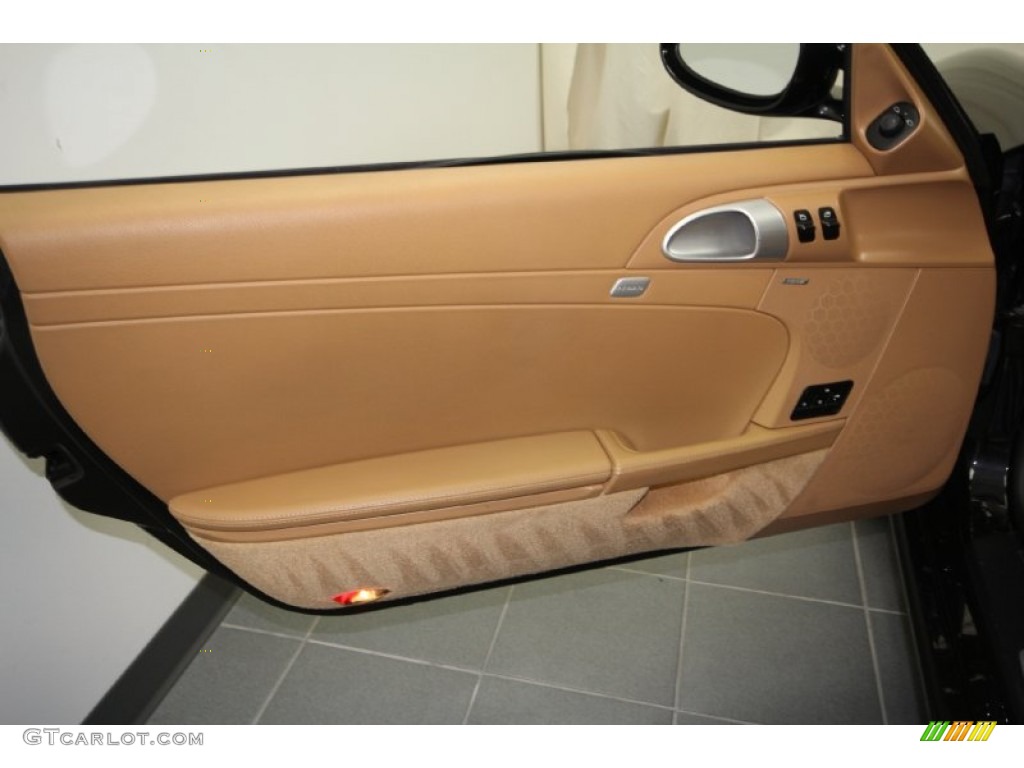 2006 Porsche Cayman S Sand Beige Door Panel Photo #60945284
