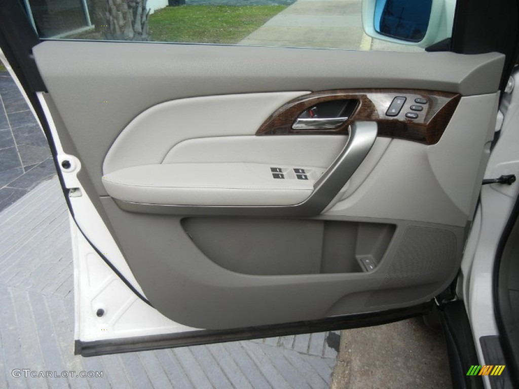2011 Acura MDX Technology Taupe Door Panel Photo #60945299