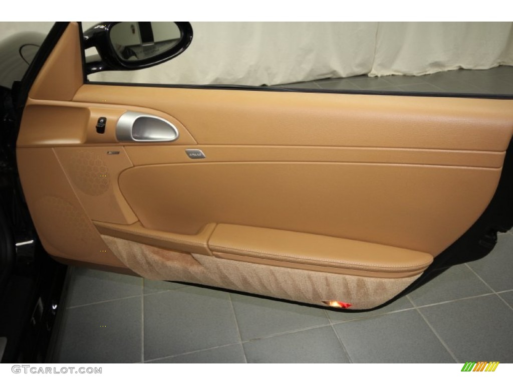 2006 Porsche Cayman S Sand Beige Door Panel Photo #60945450