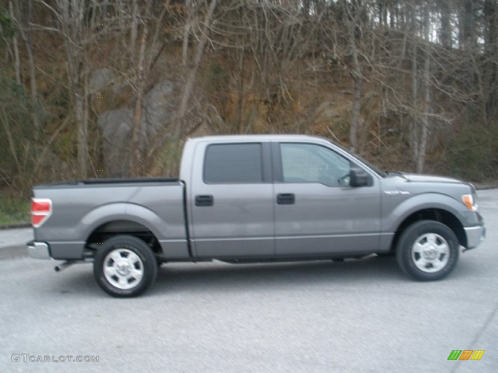 2011 F150 XLT SuperCrew - Sterling Grey Metallic / Steel Gray photo #2