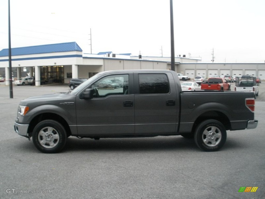 2011 F150 XLT SuperCrew - Sterling Grey Metallic / Steel Gray photo #12