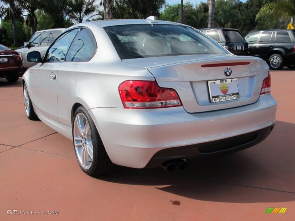 2012 1 Series 135i Coupe - Titanium Silver Metallic / Black photo #4