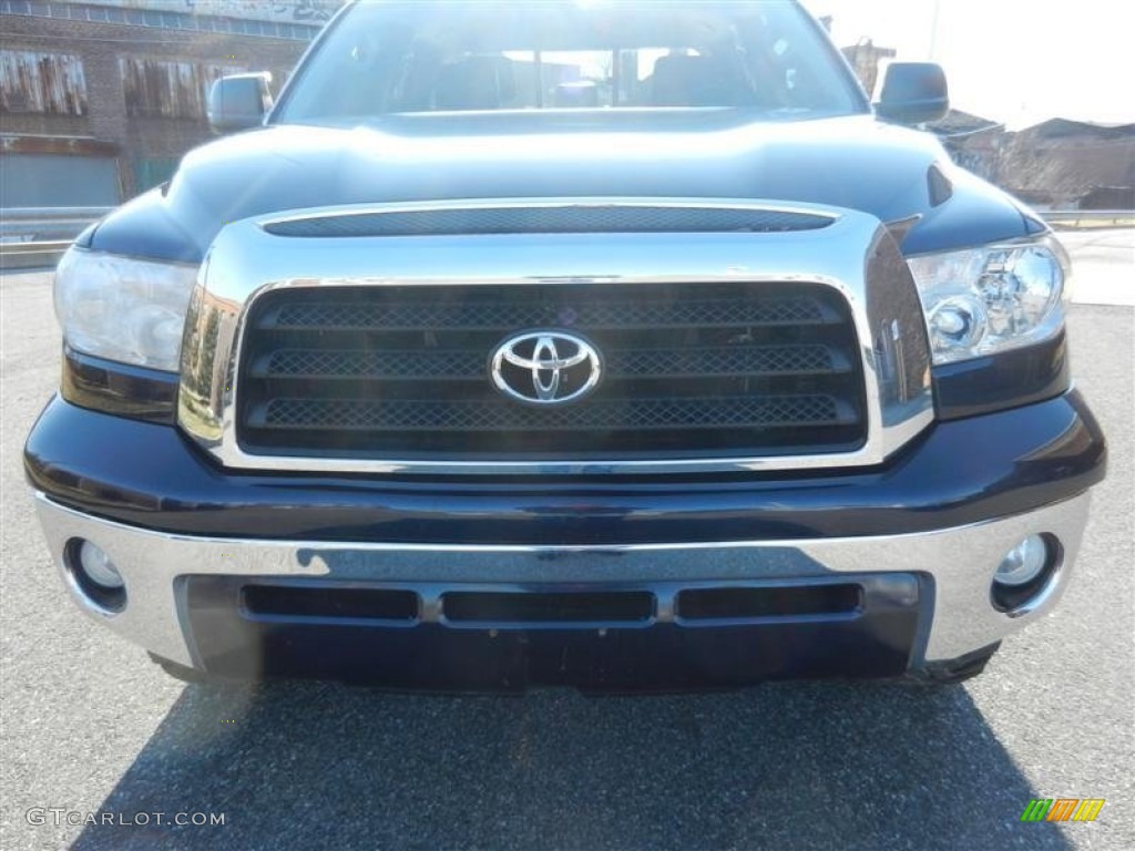 2008 Tundra SR5 Double Cab 4x4 - Nautical Blue Metallic / Black photo #14