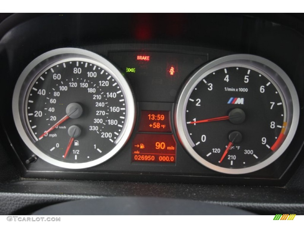 2008 BMW M3 Sedan Gauges Photo #60948063