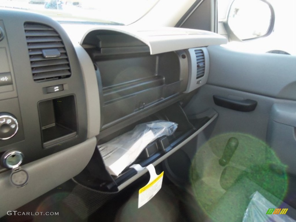 2012 Silverado 1500 Work Truck Regular Cab 4x4 - Silver Ice Metallic / Dark Titanium photo #25