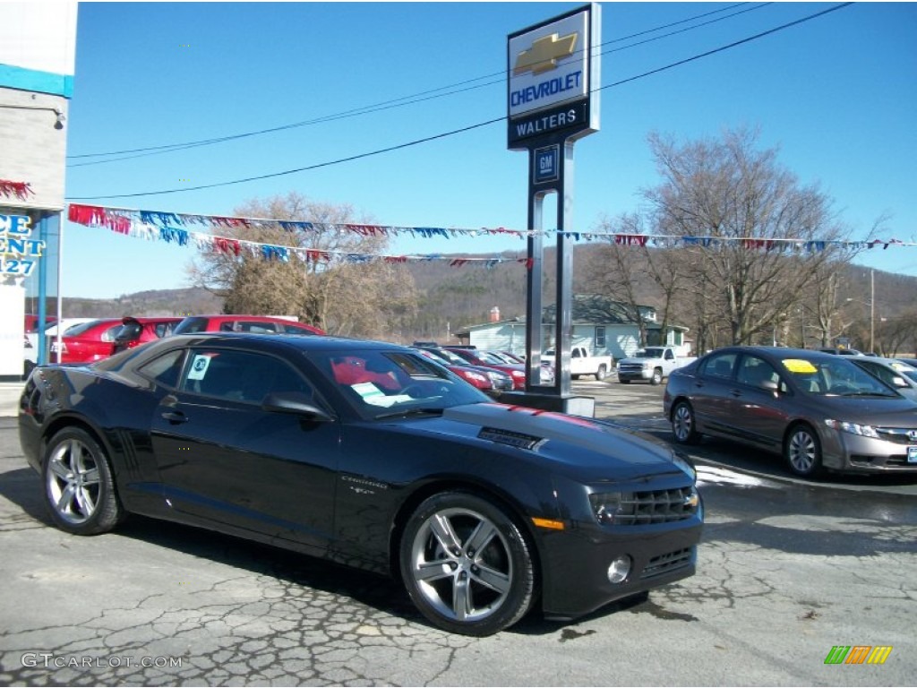 2012 Camaro LT 45th Anniversary Edition Coupe - Carbon Flash Metallic / Jet Black photo #1