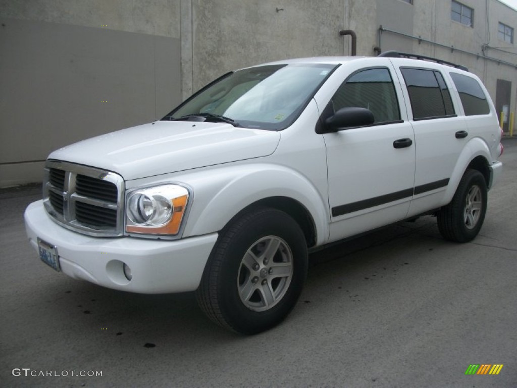 2006 Durango SLT 4x4 - Bright White / Dark Slate Gray/Light Slate Gray photo #5