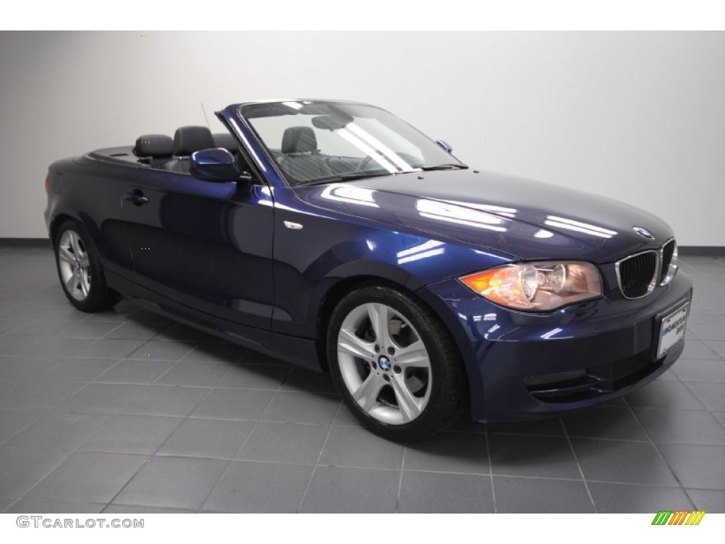 2011 1 Series 128i Convertible - Deep Sea Blue Metallic / Black photo #1