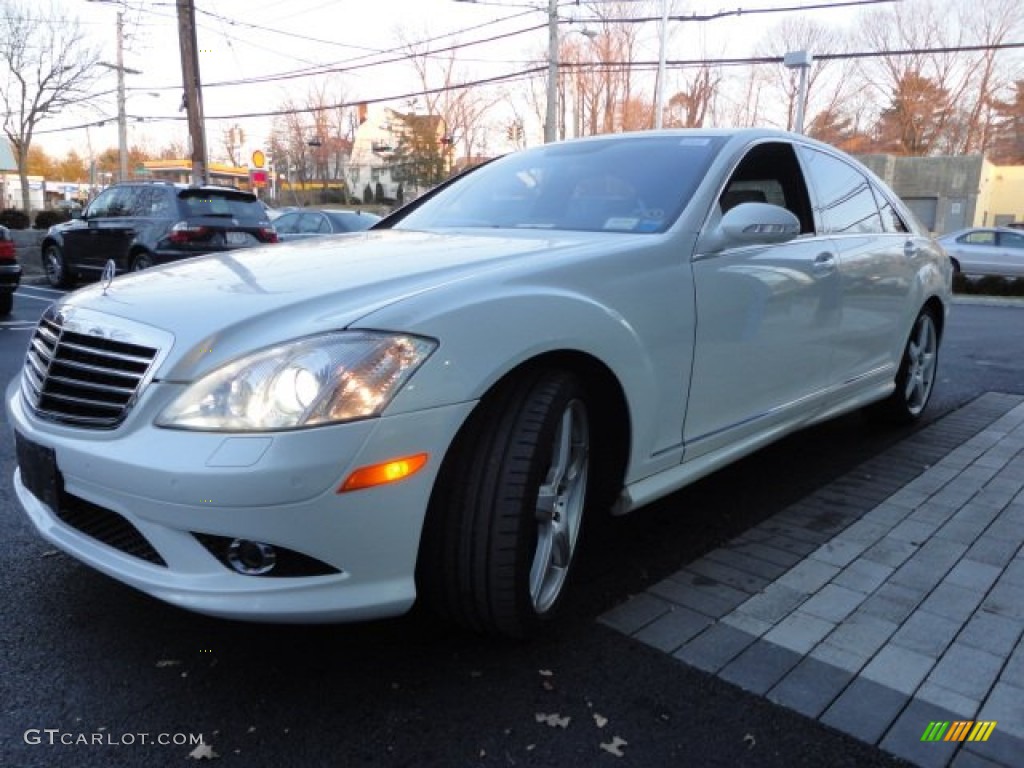 2009 S 550 4Matic Sedan - designo Mystic White / Black/Savanna photo #4