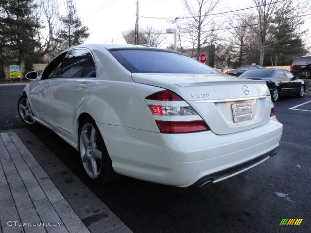 2009 S 550 4Matic Sedan - designo Mystic White / Black/Savanna photo #11