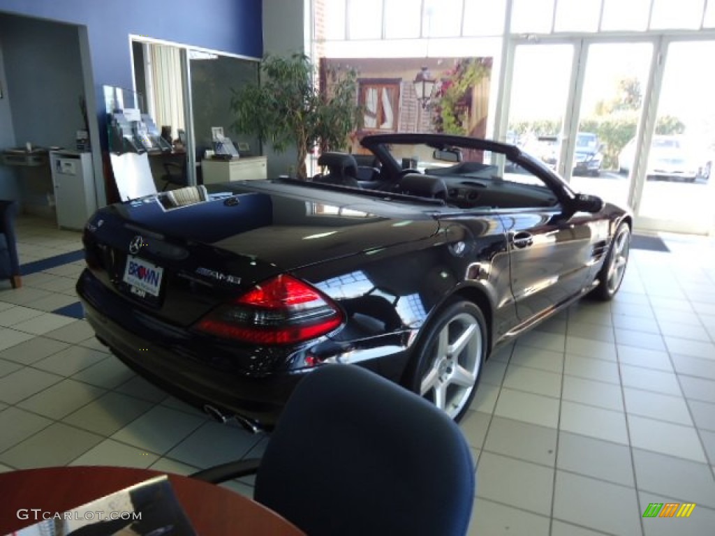 2008 SL 55 AMG Roadster - designo Mocha Black / Black photo #7