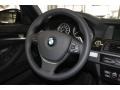 Black 2012 BMW 5 Series 535i Sedan Steering Wheel