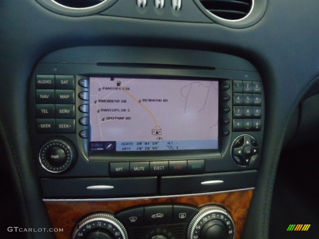 2008 Mercedes-Benz SL 55 AMG Roadster Navigation Photos