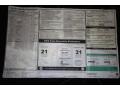 2012 BMW 5 Series 535i Sedan Window Sticker