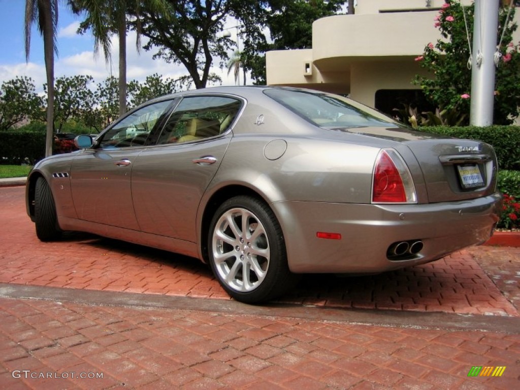 Grigio Nuvolari Metallic (Gray Beige) 2006 Maserati Quattroporte Standard Quattroporte Model Exterior Photo #60952107