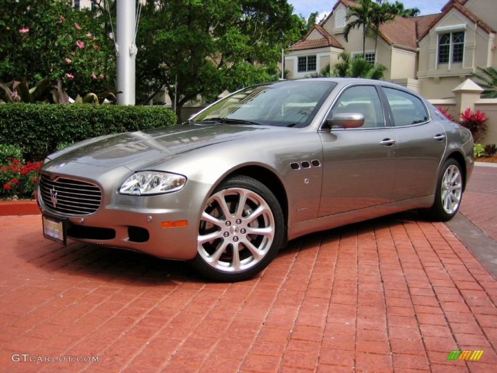 2006 Quattroporte  - Grigio Nuvolari Metallic (Gray Beige) / Beige photo #3