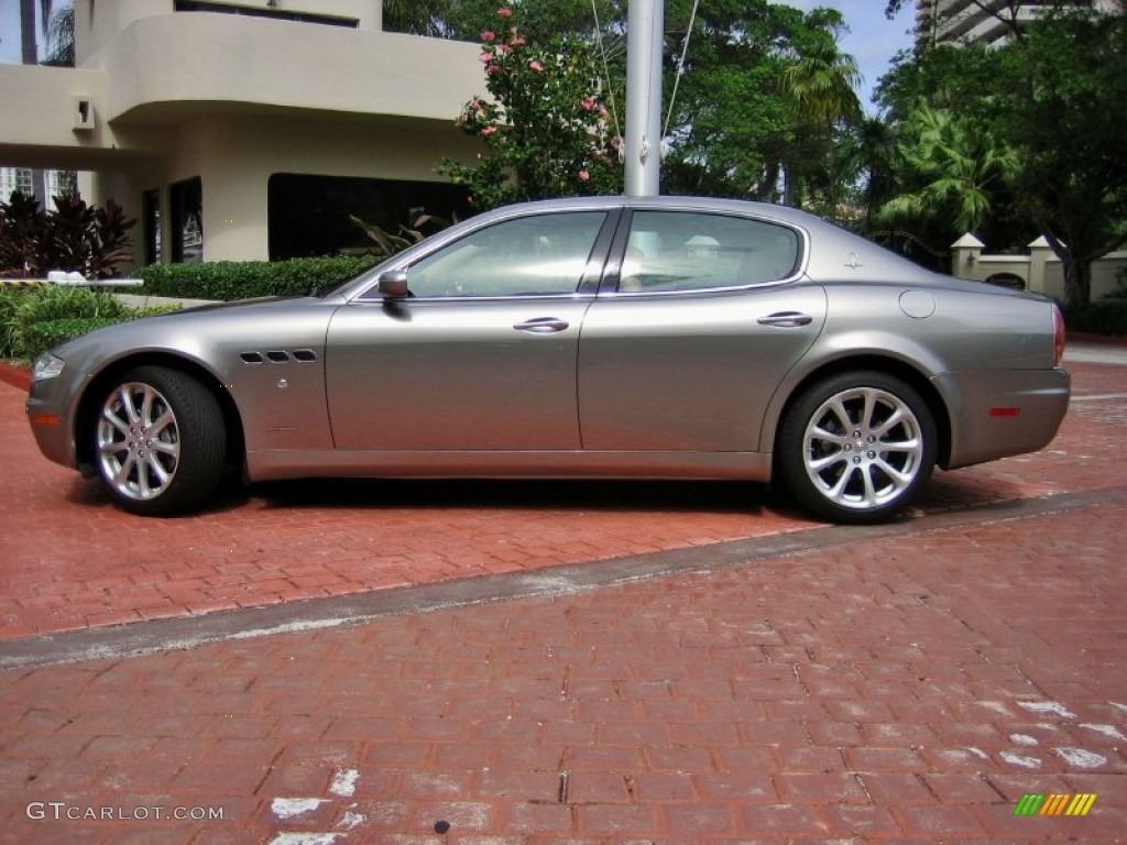 Grigio Nuvolari Metallic (Gray Beige) 2006 Maserati Quattroporte Standard Quattroporte Model Exterior Photo #60952147