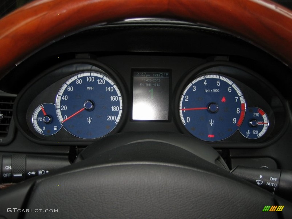 2006 Maserati Quattroporte Standard Quattroporte Model Gauges Photo #60952377