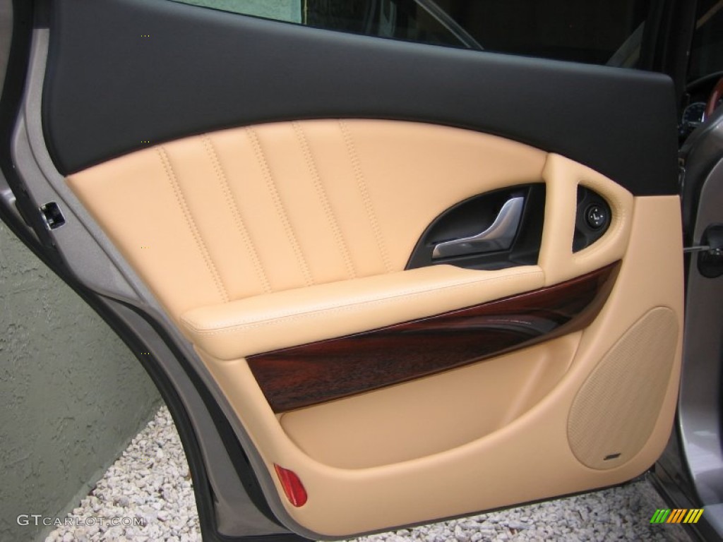 2006 Maserati Quattroporte Standard Quattroporte Model Beige Door Panel Photo #60952467