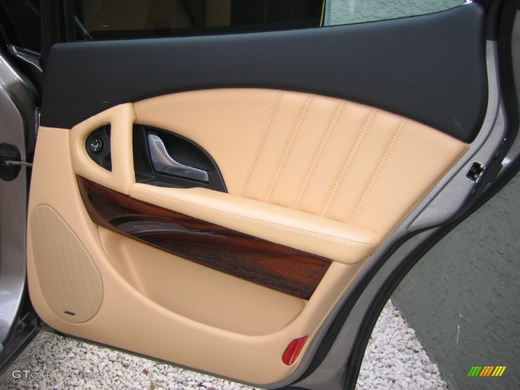 2006 Maserati Quattroporte Standard Quattroporte Model Beige Door Panel Photo #60952476