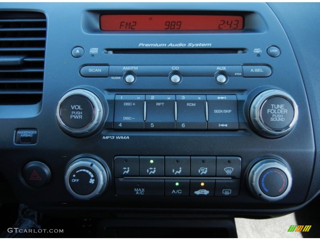 2010 Honda Civic Si Coupe Controls Photo #60952524