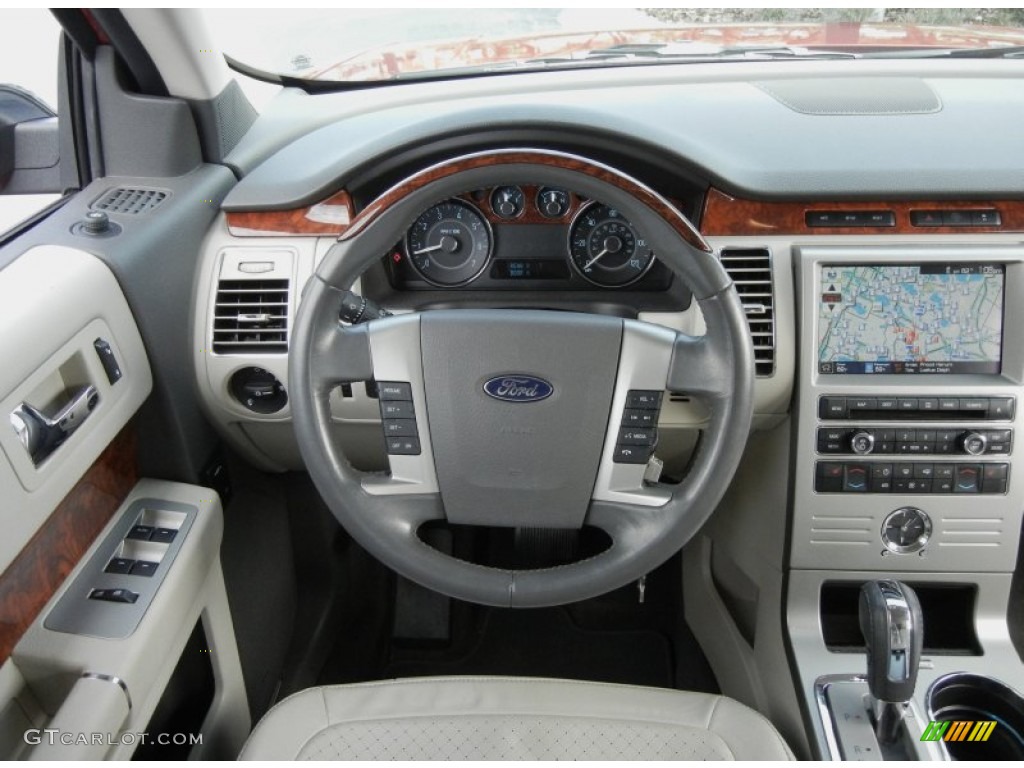 2010 Ford Flex Limited Medium Light Stone Dashboard Photo #60952818